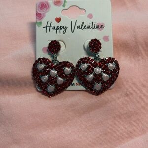 Red Heart Earrings